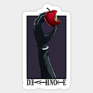 Ryuk Holding Apple Sticker